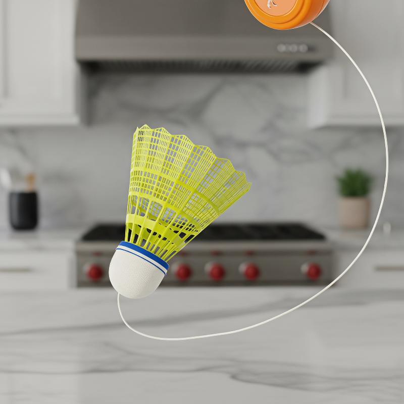 Badminton Rebound Trainer - Automatyczny, składany przyrząd do treningu badmintona