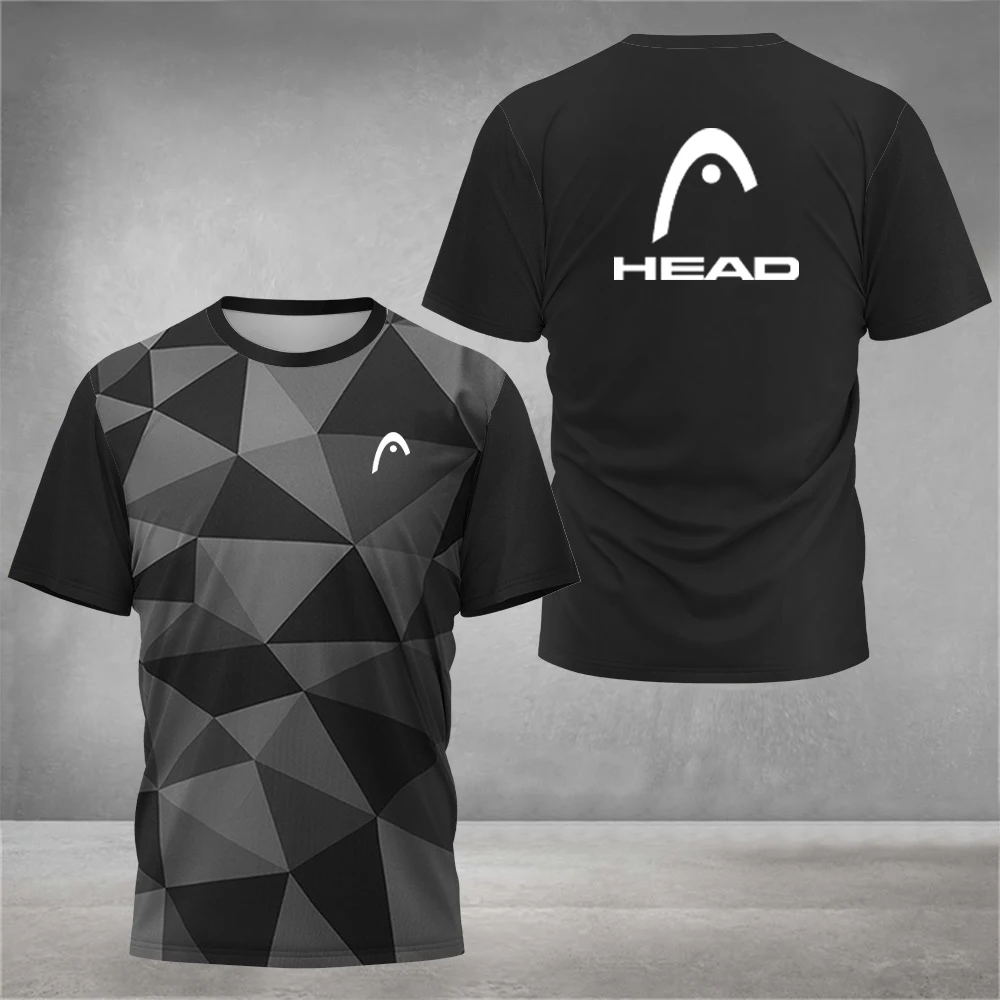 Badminton Emoji - Letnia Oddychająca Męska Koszulka T-Shirt Outdoorowa
